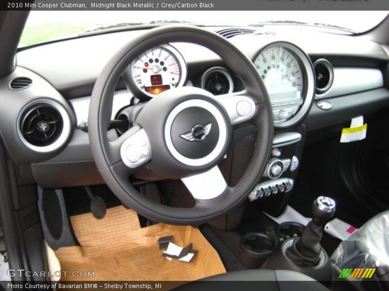 Midnight Black Metallic / Grey/Carbon Black 2010 Mini Cooper Clubman