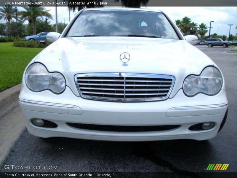 Alabaster White / Java 2004 Mercedes-Benz C 240 Sedan