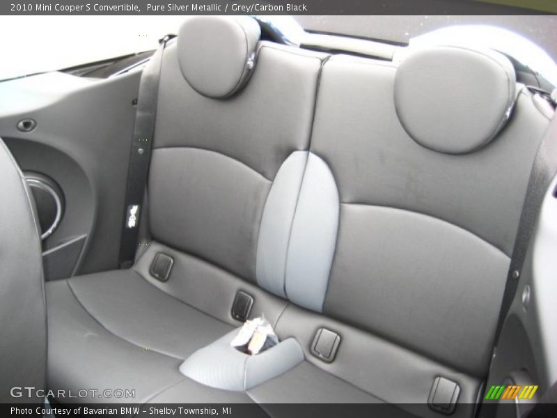 Pure Silver Metallic / Grey/Carbon Black 2010 Mini Cooper S Convertible