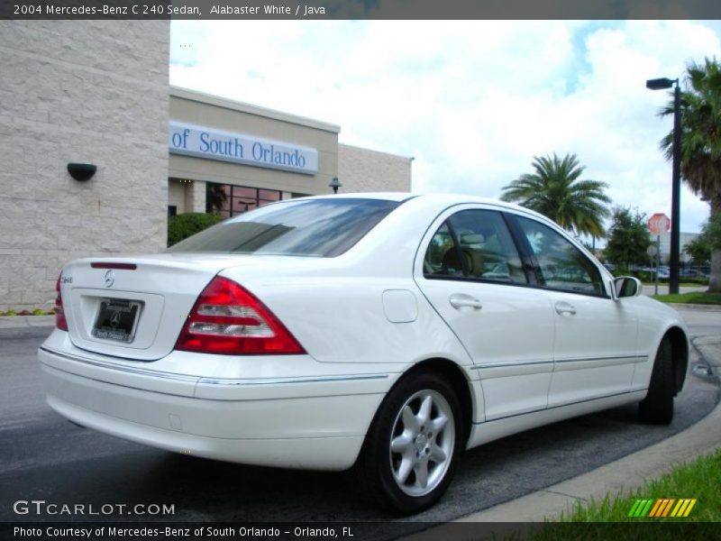 Alabaster White / Java 2004 Mercedes-Benz C 240 Sedan
