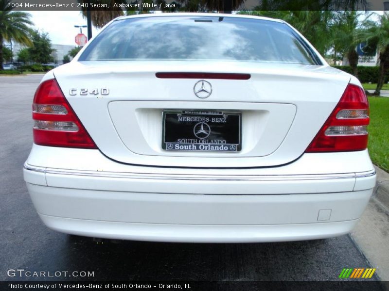 Alabaster White / Java 2004 Mercedes-Benz C 240 Sedan