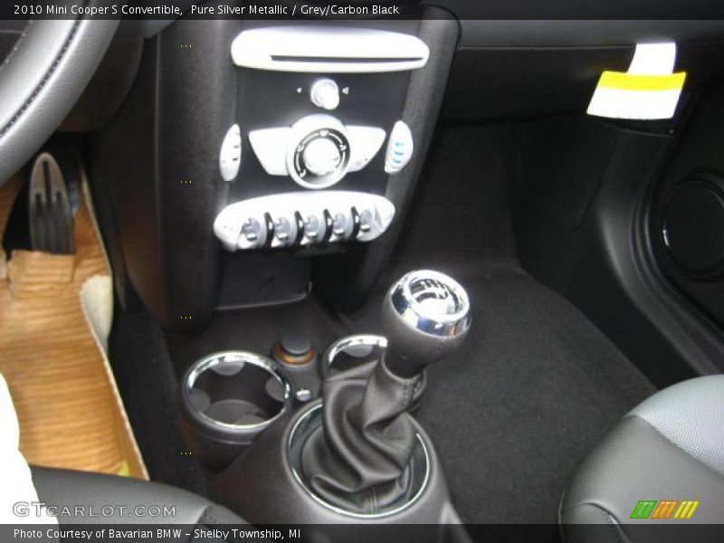 Pure Silver Metallic / Grey/Carbon Black 2010 Mini Cooper S Convertible