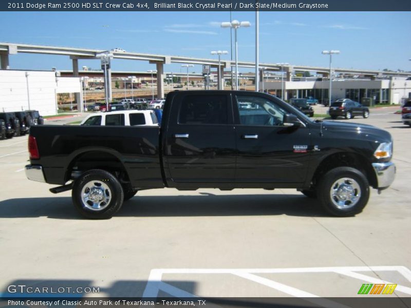 Brilliant Black Crystal Pearl / Dark Slate/Medium Graystone 2011 Dodge Ram 2500 HD SLT Crew Cab 4x4