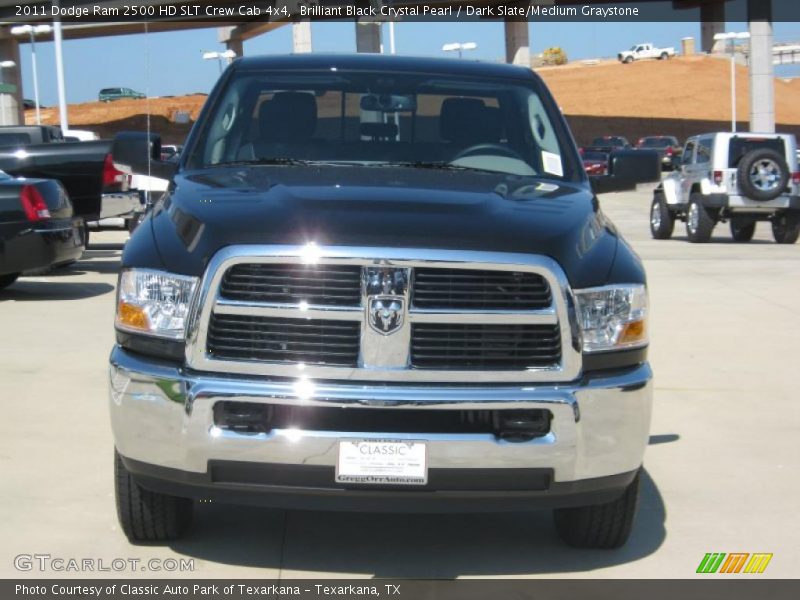 Brilliant Black Crystal Pearl / Dark Slate/Medium Graystone 2011 Dodge Ram 2500 HD SLT Crew Cab 4x4