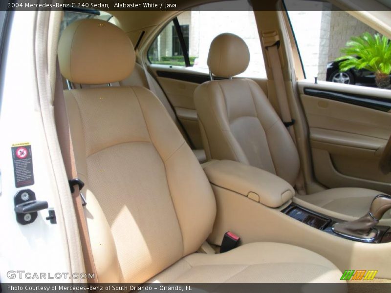 Alabaster White / Java 2004 Mercedes-Benz C 240 Sedan