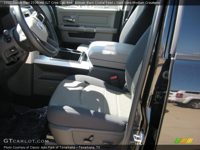 Brilliant Black Crystal Pearl / Dark Slate/Medium Graystone 2011 Dodge Ram 2500 HD SLT Crew Cab 4x4