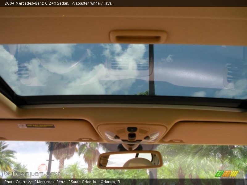 Alabaster White / Java 2004 Mercedes-Benz C 240 Sedan