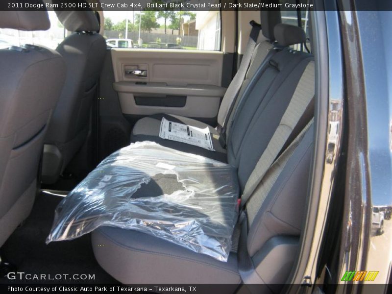 Brilliant Black Crystal Pearl / Dark Slate/Medium Graystone 2011 Dodge Ram 2500 HD SLT Crew Cab 4x4