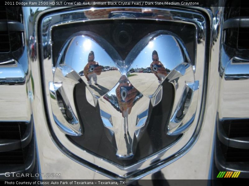 Brilliant Black Crystal Pearl / Dark Slate/Medium Graystone 2011 Dodge Ram 2500 HD SLT Crew Cab 4x4
