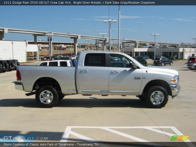 Bright Silver Metallic / Dark Slate Gray/Medium Graystone 2011 Dodge Ram 3500 HD SLT Crew Cab 4x4