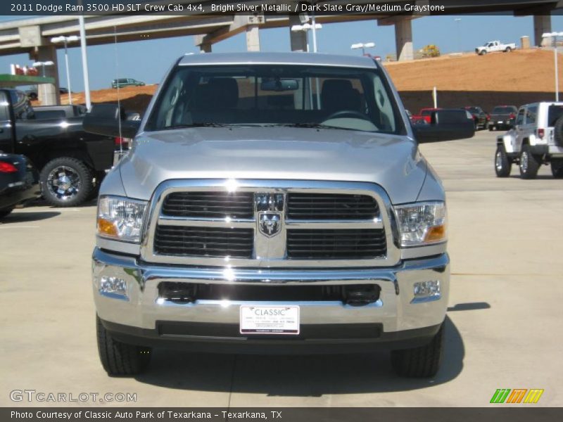 Bright Silver Metallic / Dark Slate Gray/Medium Graystone 2011 Dodge Ram 3500 HD SLT Crew Cab 4x4