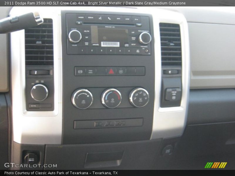 Bright Silver Metallic / Dark Slate Gray/Medium Graystone 2011 Dodge Ram 3500 HD SLT Crew Cab 4x4