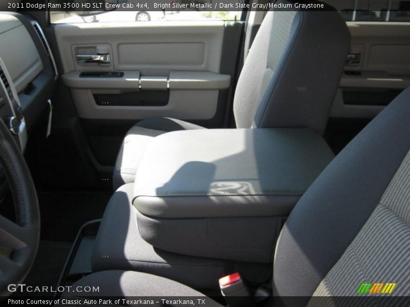 Bright Silver Metallic / Dark Slate Gray/Medium Graystone 2011 Dodge Ram 3500 HD SLT Crew Cab 4x4