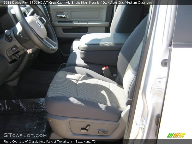 Bright Silver Metallic / Dark Slate Gray/Medium Graystone 2011 Dodge Ram 3500 HD SLT Crew Cab 4x4
