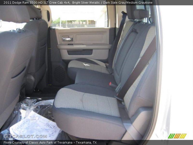 Bright Silver Metallic / Dark Slate Gray/Medium Graystone 2011 Dodge Ram 3500 HD SLT Crew Cab 4x4