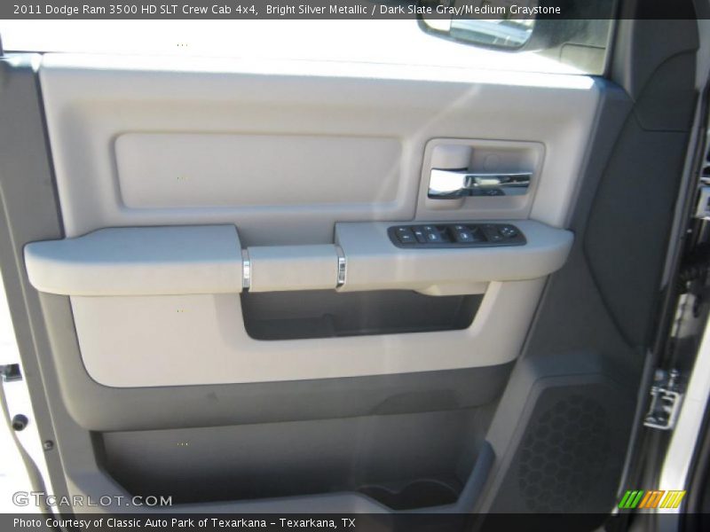 Bright Silver Metallic / Dark Slate Gray/Medium Graystone 2011 Dodge Ram 3500 HD SLT Crew Cab 4x4