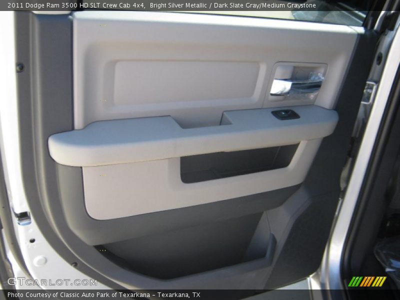 Bright Silver Metallic / Dark Slate Gray/Medium Graystone 2011 Dodge Ram 3500 HD SLT Crew Cab 4x4