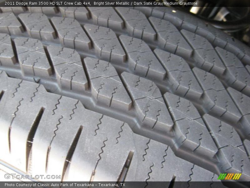 Bright Silver Metallic / Dark Slate Gray/Medium Graystone 2011 Dodge Ram 3500 HD SLT Crew Cab 4x4