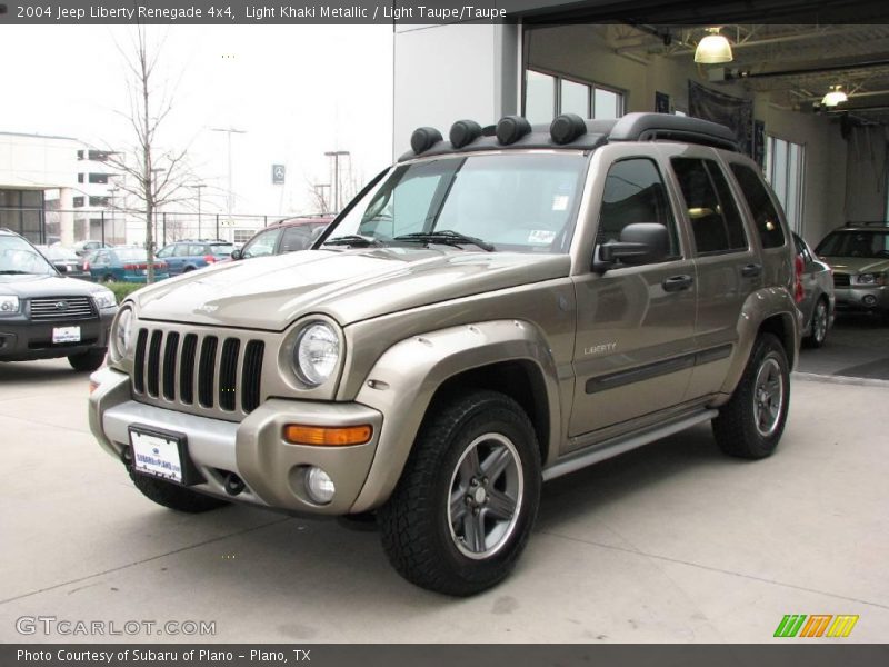 Light Khaki Metallic / Light Taupe/Taupe 2004 Jeep Liberty Renegade 4x4