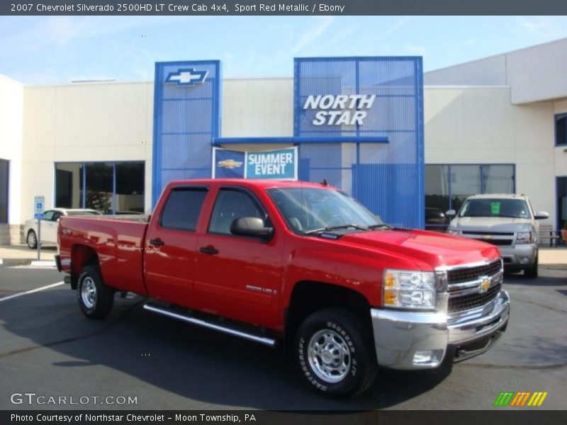 Sport Red Metallic / Ebony 2007 Chevrolet Silverado 2500HD LT Crew Cab 4x4