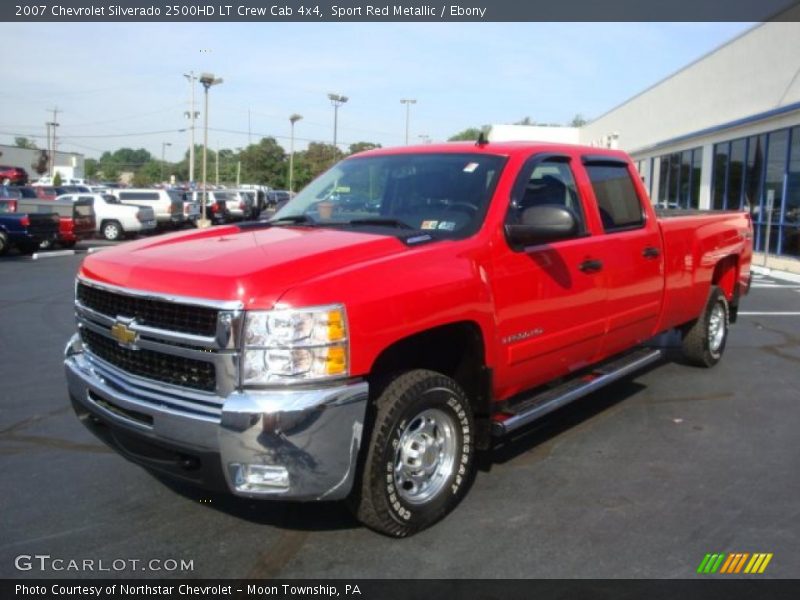 Sport Red Metallic / Ebony 2007 Chevrolet Silverado 2500HD LT Crew Cab 4x4