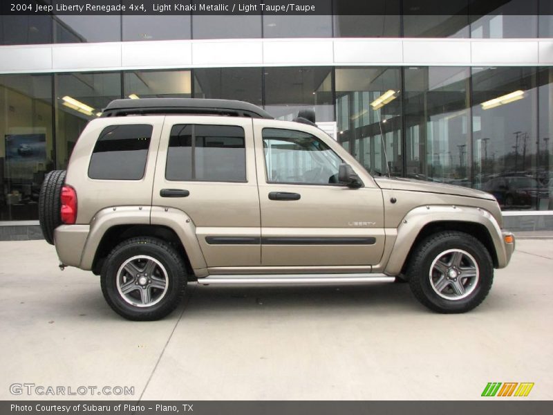 Light Khaki Metallic / Light Taupe/Taupe 2004 Jeep Liberty Renegade 4x4