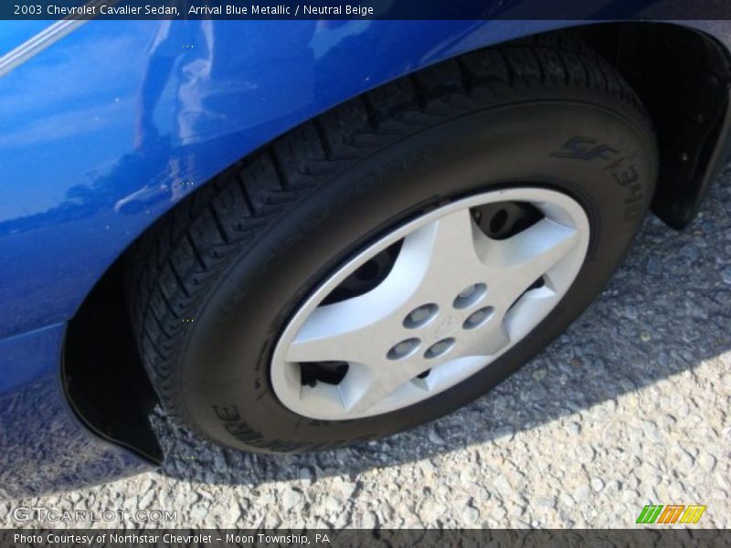 Arrival Blue Metallic / Neutral Beige 2003 Chevrolet Cavalier Sedan