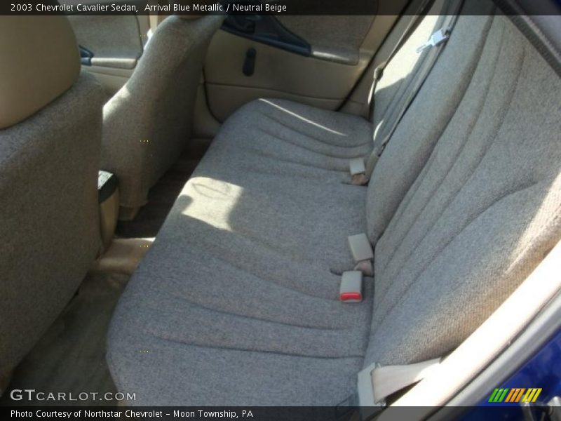 Arrival Blue Metallic / Neutral Beige 2003 Chevrolet Cavalier Sedan
