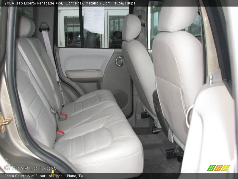 Light Khaki Metallic / Light Taupe/Taupe 2004 Jeep Liberty Renegade 4x4