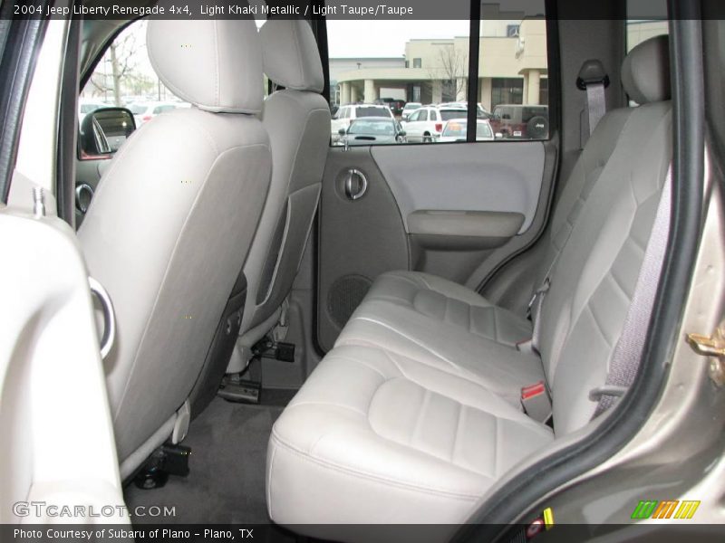 Light Khaki Metallic / Light Taupe/Taupe 2004 Jeep Liberty Renegade 4x4