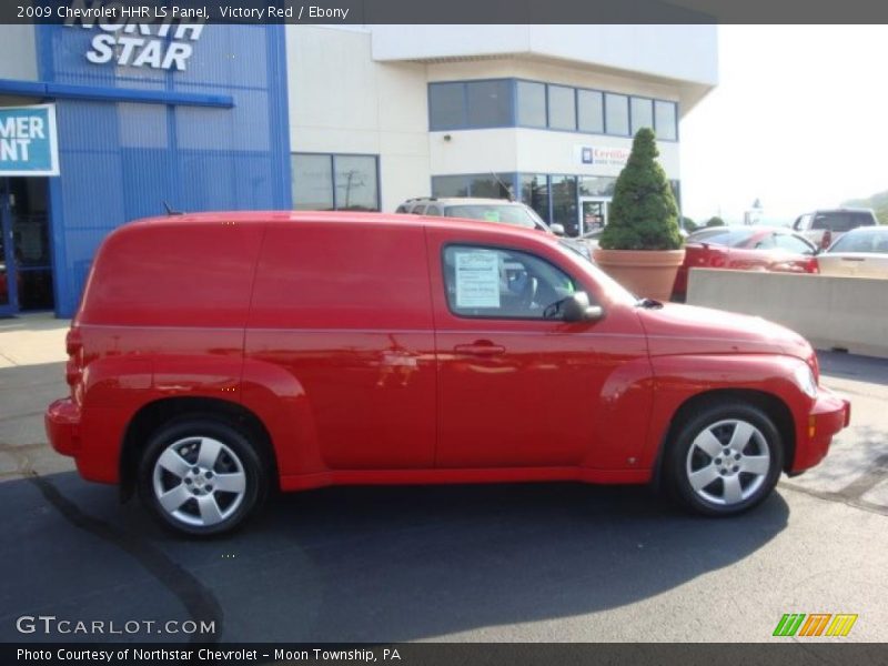 Victory Red / Ebony 2009 Chevrolet HHR LS Panel