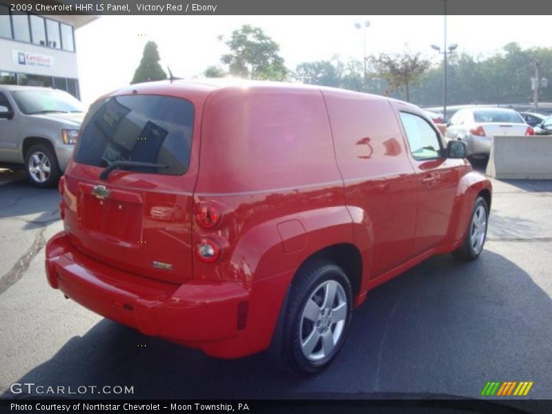 Victory Red / Ebony 2009 Chevrolet HHR LS Panel