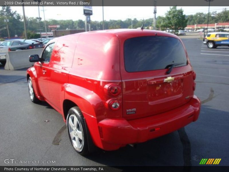 Victory Red / Ebony 2009 Chevrolet HHR LS Panel