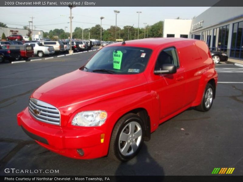 Victory Red / Ebony 2009 Chevrolet HHR LS Panel