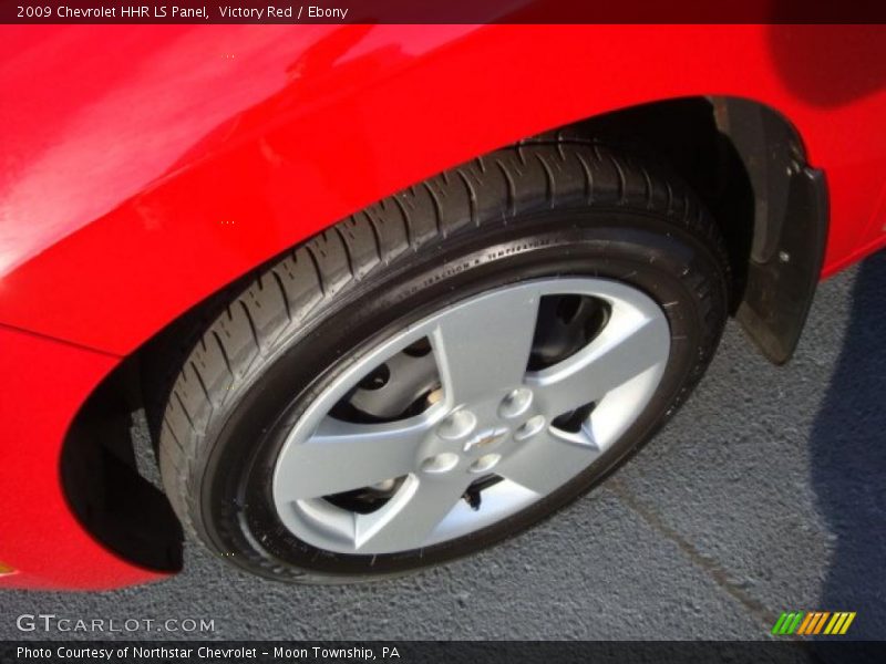 Victory Red / Ebony 2009 Chevrolet HHR LS Panel
