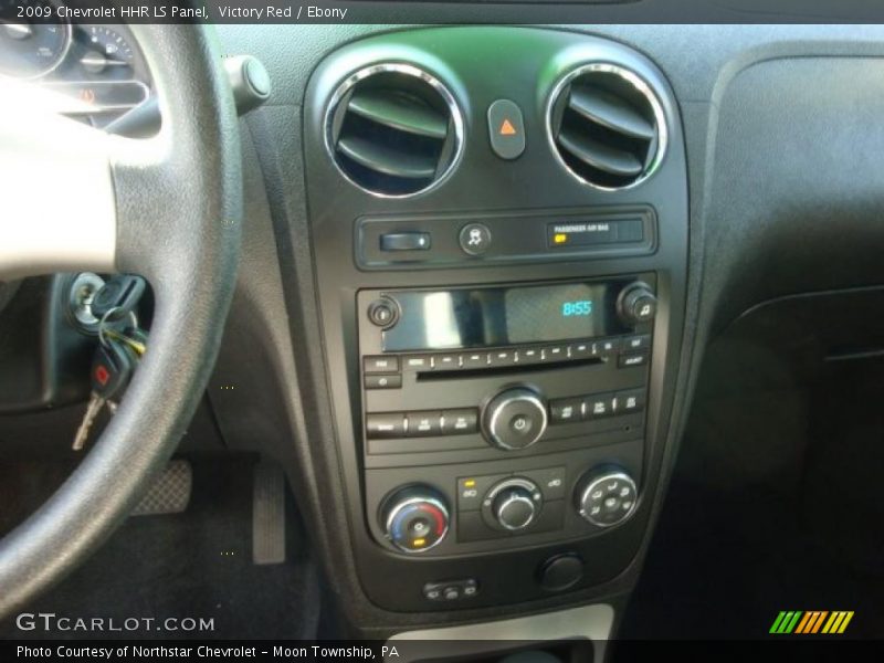 Victory Red / Ebony 2009 Chevrolet HHR LS Panel