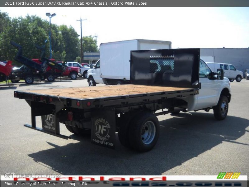 Oxford White / Steel 2011 Ford F350 Super Duty XL Regular Cab 4x4 Chassis