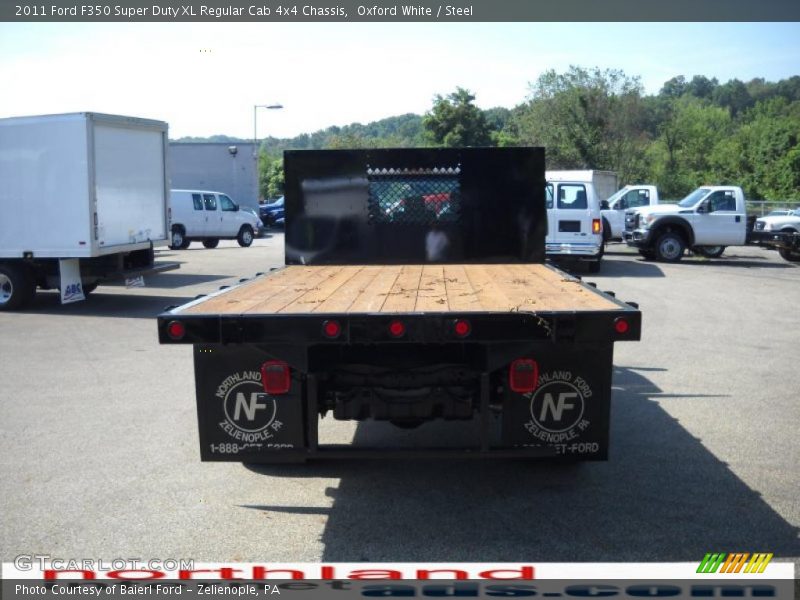 Oxford White / Steel 2011 Ford F350 Super Duty XL Regular Cab 4x4 Chassis