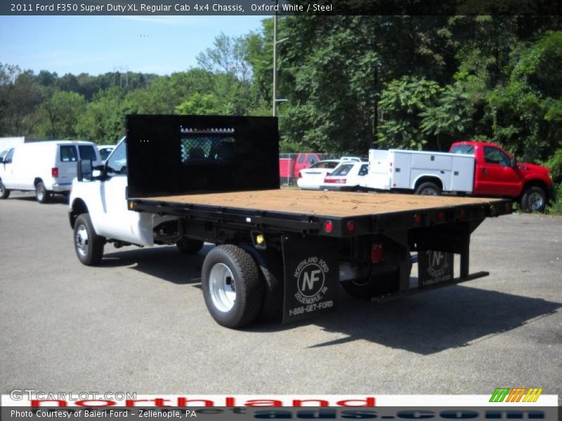 Oxford White / Steel 2011 Ford F350 Super Duty XL Regular Cab 4x4 Chassis