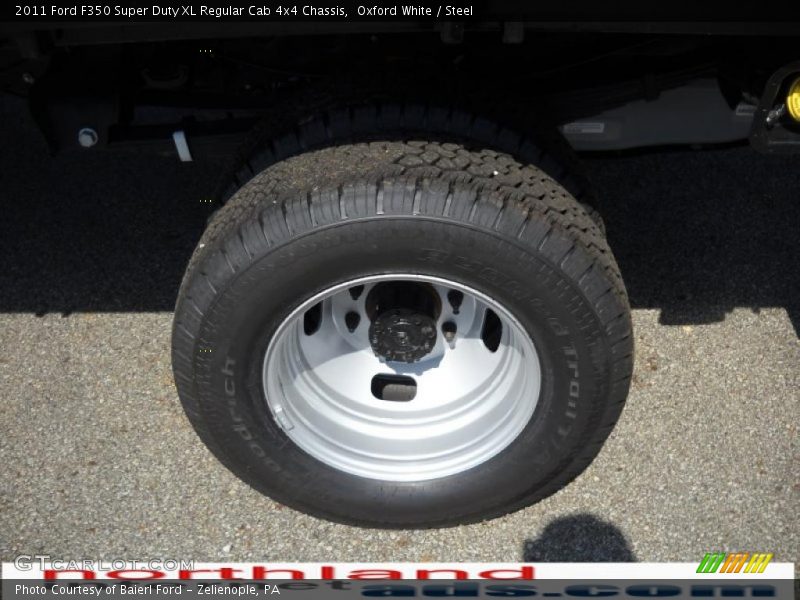 Oxford White / Steel 2011 Ford F350 Super Duty XL Regular Cab 4x4 Chassis