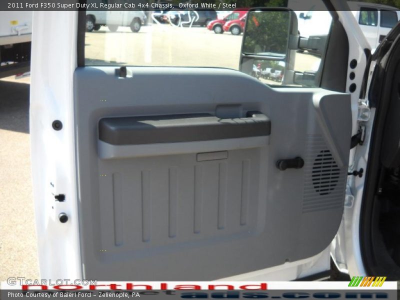 Oxford White / Steel 2011 Ford F350 Super Duty XL Regular Cab 4x4 Chassis