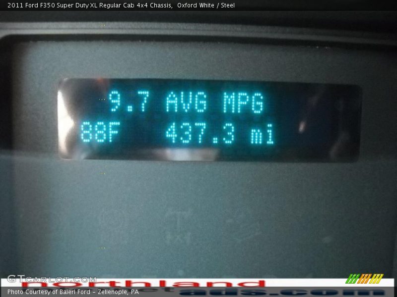 Oxford White / Steel 2011 Ford F350 Super Duty XL Regular Cab 4x4 Chassis