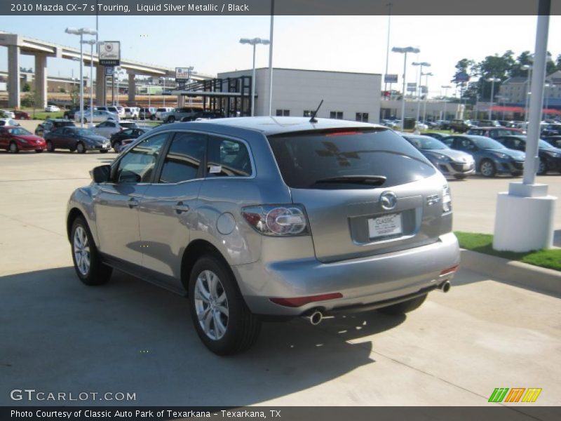 Liquid Silver Metallic / Black 2010 Mazda CX-7 s Touring