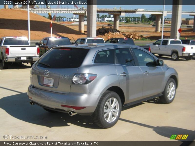 Liquid Silver Metallic / Black 2010 Mazda CX-7 s Touring