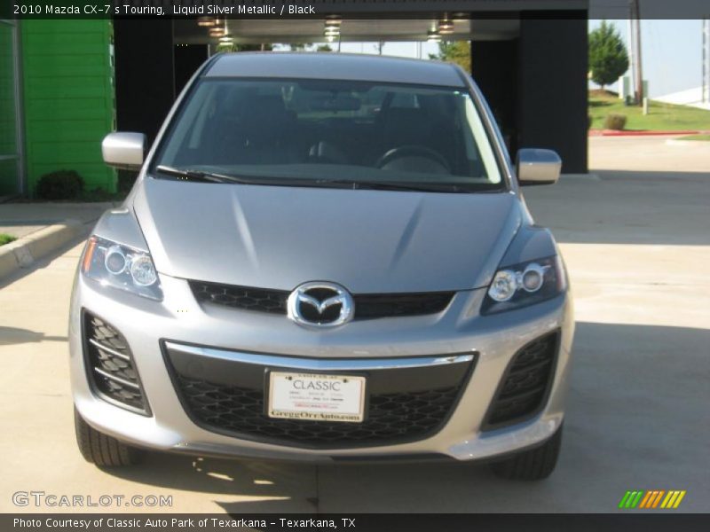 Liquid Silver Metallic / Black 2010 Mazda CX-7 s Touring