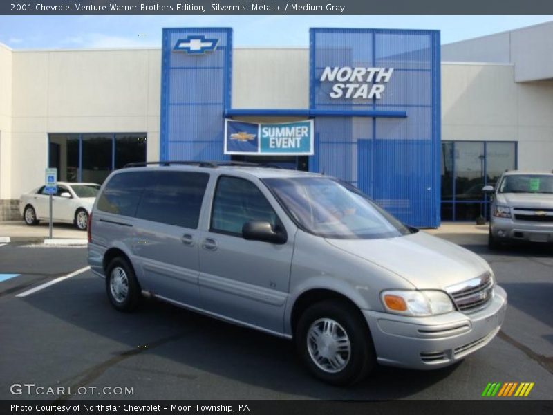 Silvermist Metallic / Medium Gray 2001 Chevrolet Venture Warner Brothers Edition