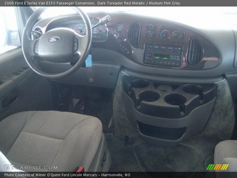 Dark Toreador Red Metallic / Medium Flint Grey 2006 Ford E Series Van E150 Passenger Conversion