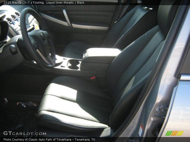 Liquid Silver Metallic / Black 2010 Mazda CX-7 s Touring