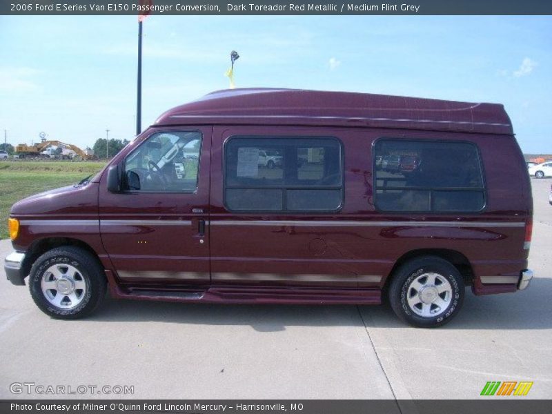 Dark Toreador Red Metallic / Medium Flint Grey 2006 Ford E Series Van E150 Passenger Conversion