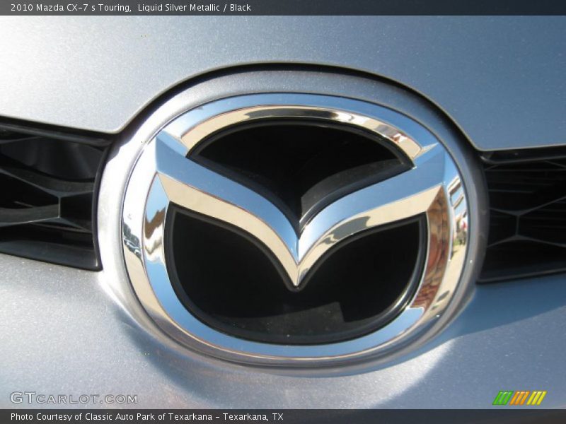 Liquid Silver Metallic / Black 2010 Mazda CX-7 s Touring